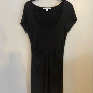 Diane Von Furstenberg little black dress large petite